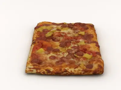Pizza Slice 003 3D model