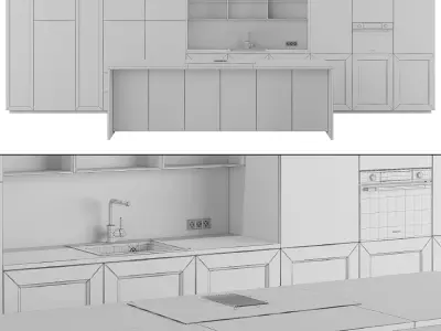 Kitchen 42 Free 3D model