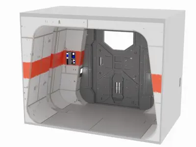 Rogue One - Profundities Hallway - BESTA DIORAMA - 1-6 Scale 3D print model