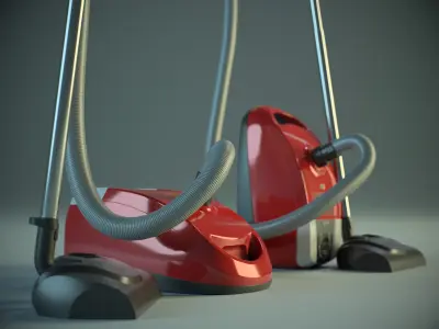 Vacuum Cleaner PBR Low-poly 3D model