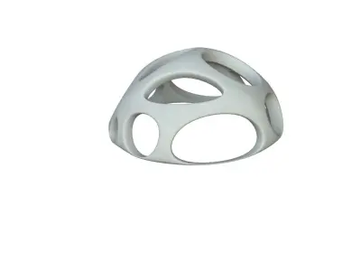 SciFi Cube Object No 48885 Low Poly Shape Low-poly 3D model