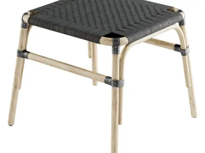 Rattan stool MD42  3D model