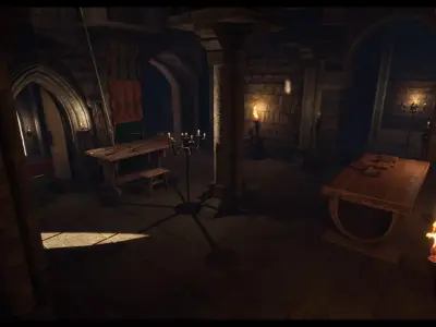 Dungeon - Modular Medieval Dungeons Low-poly 3D model