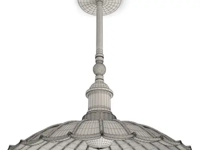 Zape Old Pendant Lamp 3D model