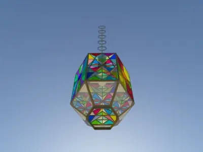 Hanging Lantern Free 3D model