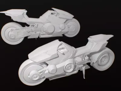  Yaiba Kusanagi CT-3X motorcycle from CYBERPUNK 2077 3D model