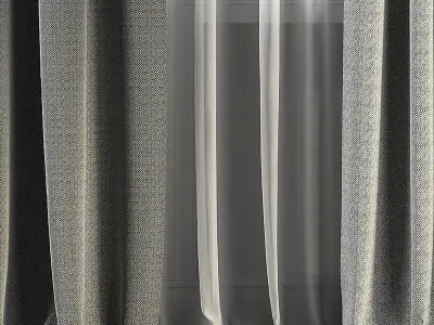 Curtain Set 291 3D model