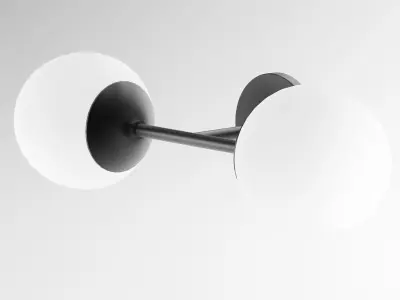 The George Oliver Cournoyer two Light Dimmable Wallchiere 3D model