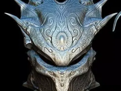 Valkyrie predator bio mask 3D model