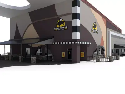 Buffalo Wild Wings Bar and Grill 3D model