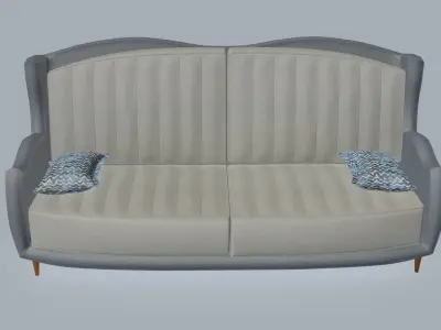 L-type sofa 3D model