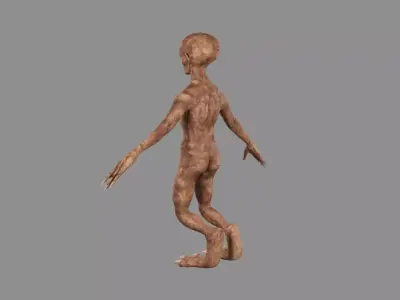 3D Alien humanoid 3D model