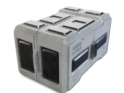 Space Station Container Crate 3D model