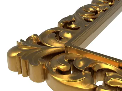 carved frame 3D model 92
