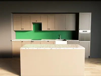 46-Kitchen10 matte 4 3D model