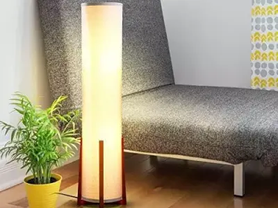Lamp Floor - Tube LED Free 3D model