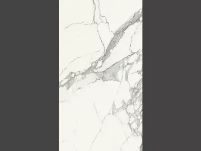 Contemporary White Marble Tile Seamless PBR Texture Texture
