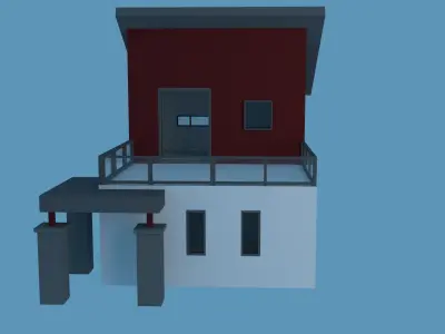 Modern House 3D model 73