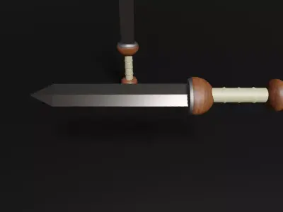 Gladius sword Free 3D model