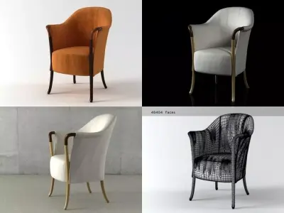 63220 armchair 3D model