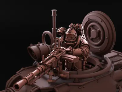 Solar Guard - Tank Commander of the Imperial Force 3D print model