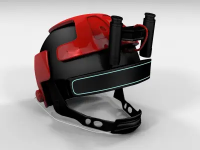 Soldier Military Helmet Scifi 3D Model 3D model