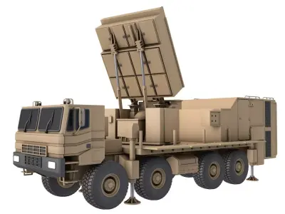 Bavar-373 Radar 3D model