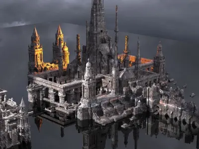 Hell gate City embers 1  3D model