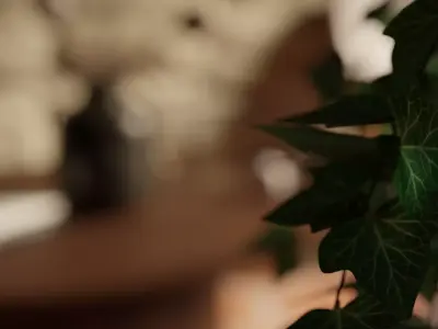 Warm Stone Interior with Modern Accents Free 3D model