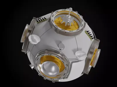 Prichal node module 3D model