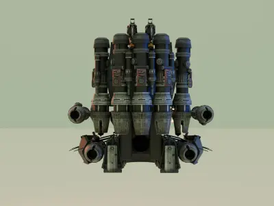 Flamethrower Skibidi Toilet  3D model