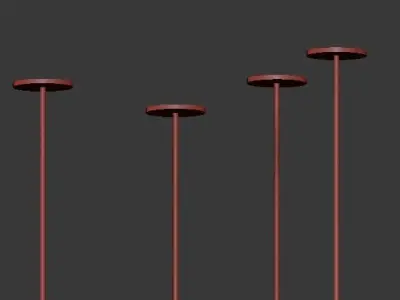 Arc Well Lights Lamp ideas and Modern floor lamps Pinte 3D model