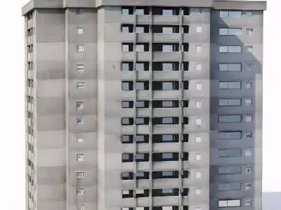 Urban Eras And Commercial Skylines Collection 3D Model Pack