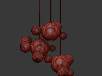 Suspension light Giopato Coombes Bolle BLS 14C Circular  3D model