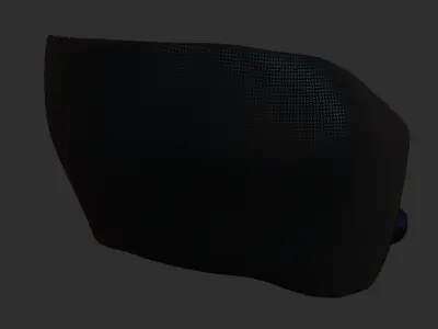 Gas mask helmet 3d model scifi Low-poly  Low-poly 3D model 459