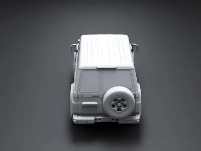  Toyota Land Cruiser J70 2025 No Textures 