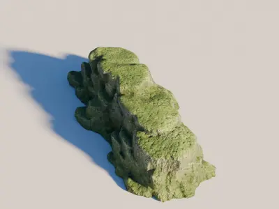 Rock 9 Low-poly 3D model