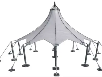 Tensile Structures collection 3D model