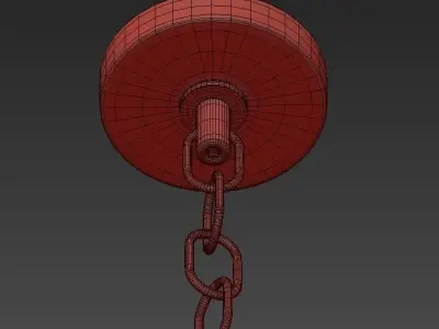 Loft Tube Chandelier 10 3D model buy