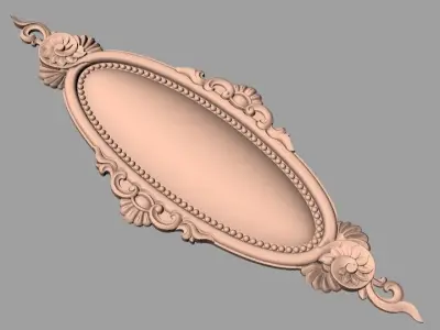 European furniture 3D relief models for CNC wood engraving E155 3D model