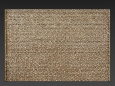 Carpet set 08 - Tribal Wool Rug - 4K 3D model
