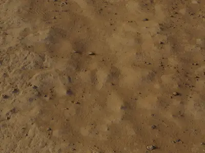 Gravelsand02 sand on mars 3D model