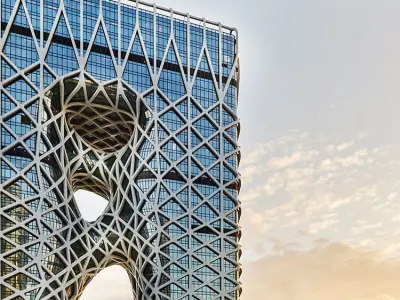 Morpheus Hotel Zaha Hadid Architects with GH script  3D model