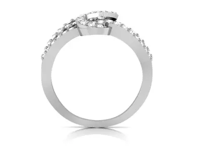 Women Ring 3D print model 55
