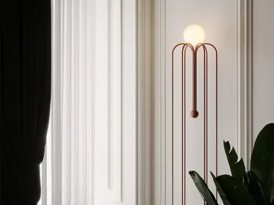 Bellagio floor lamp by Michael Anastassiades 3D model
