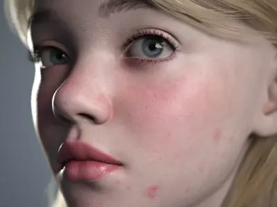 Teen Nina for Genesis 9 3D model