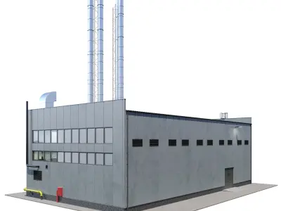 Boiler house 3D model