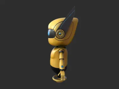 Cartoon Robot 3D model