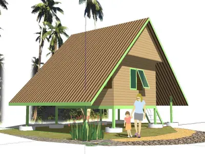 Creative Design-Holiday Cabin-0108 3D model