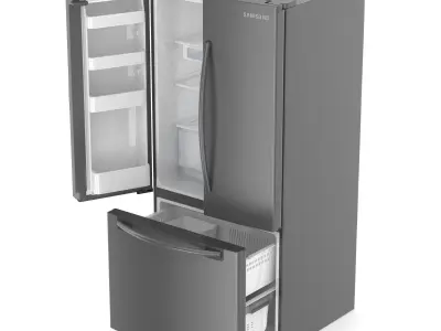 Samsung 20 cu ft Refrigerator 3D model